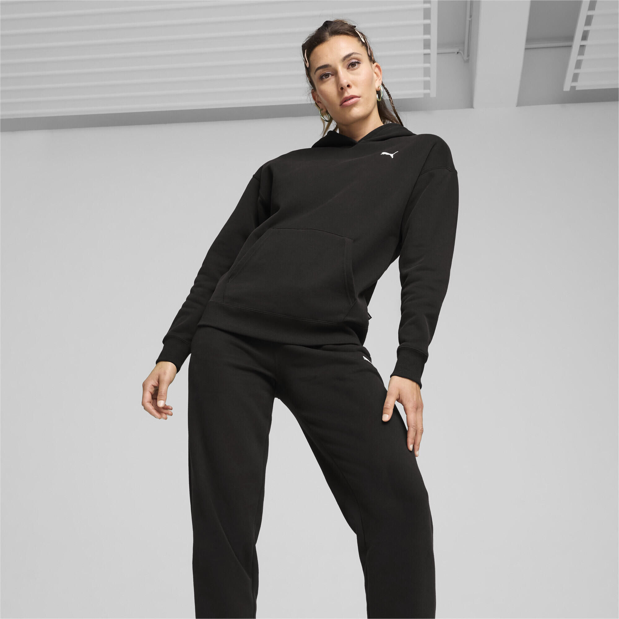 Loungewear trainingspak voor dames PUMA Black 4/7