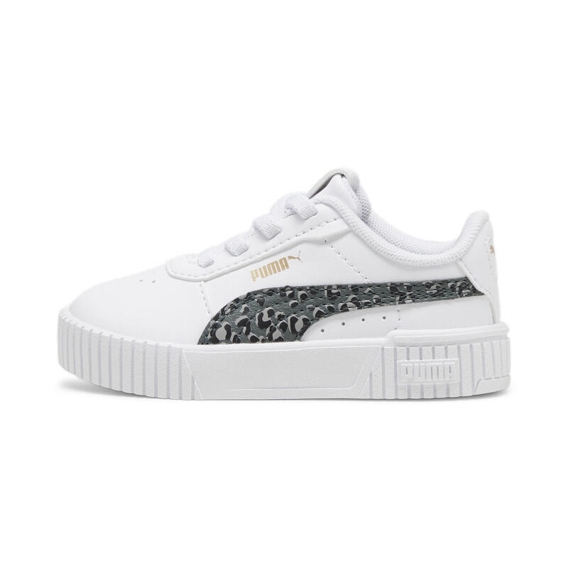 Carina 2.0 Animal Update sneakers voor peuters PUMA White Mineral Gray Gold