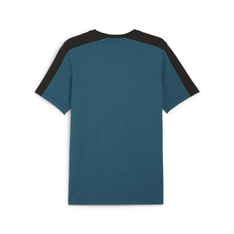 Essentials Block Tape Tee Bărbați PUMA Cold Green