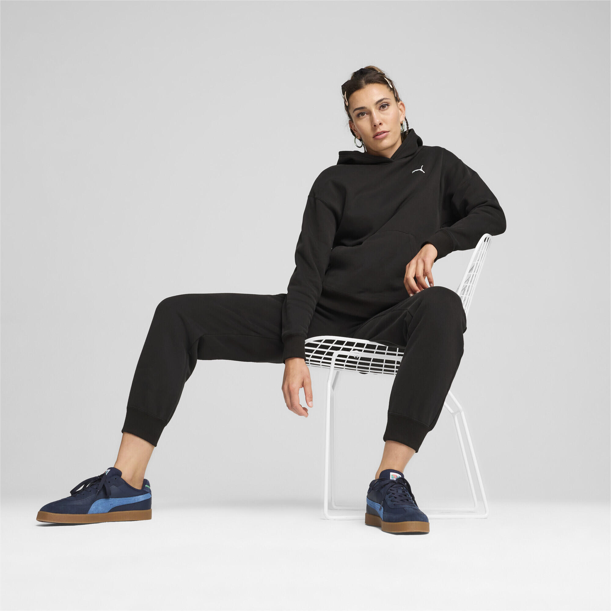 Loungewear trainingspak voor dames PUMA Black 2/7