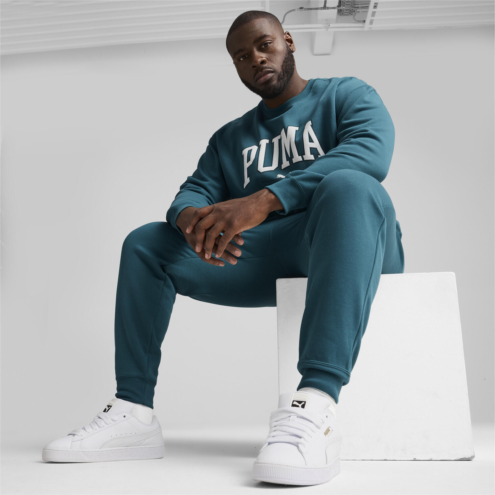 Girocollo PUMA SQUAD da uomo PUMA Cold Green 7/7