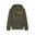 Sudadera con capucha Essentials+ Big Logo bicolor Niño PUMA Dark Olive Green