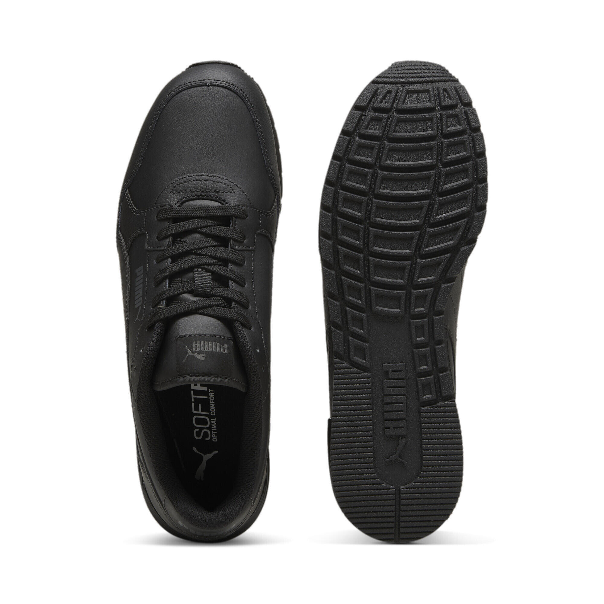 Sneakers en cuir ST Runner v4 PUMA Black Shadow Gray 7/7