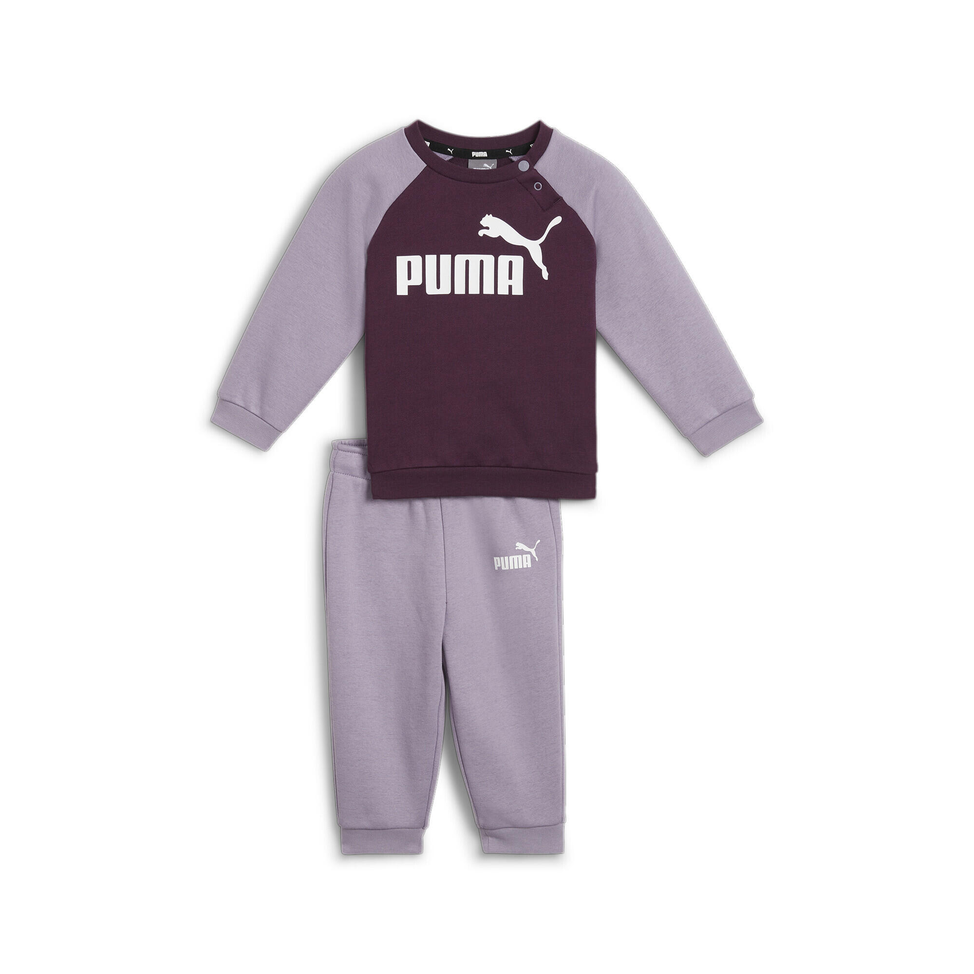 Puma - Ensemble Avec Haut À Manches Raglan Minicats Essentials Bébé Puma - Survêtement - Multicolore|violet - Decathlon
