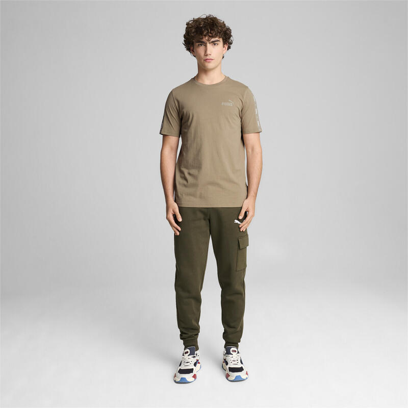 Pantaloni Cargo Essentials da uomo PUMA Dark Olive Green