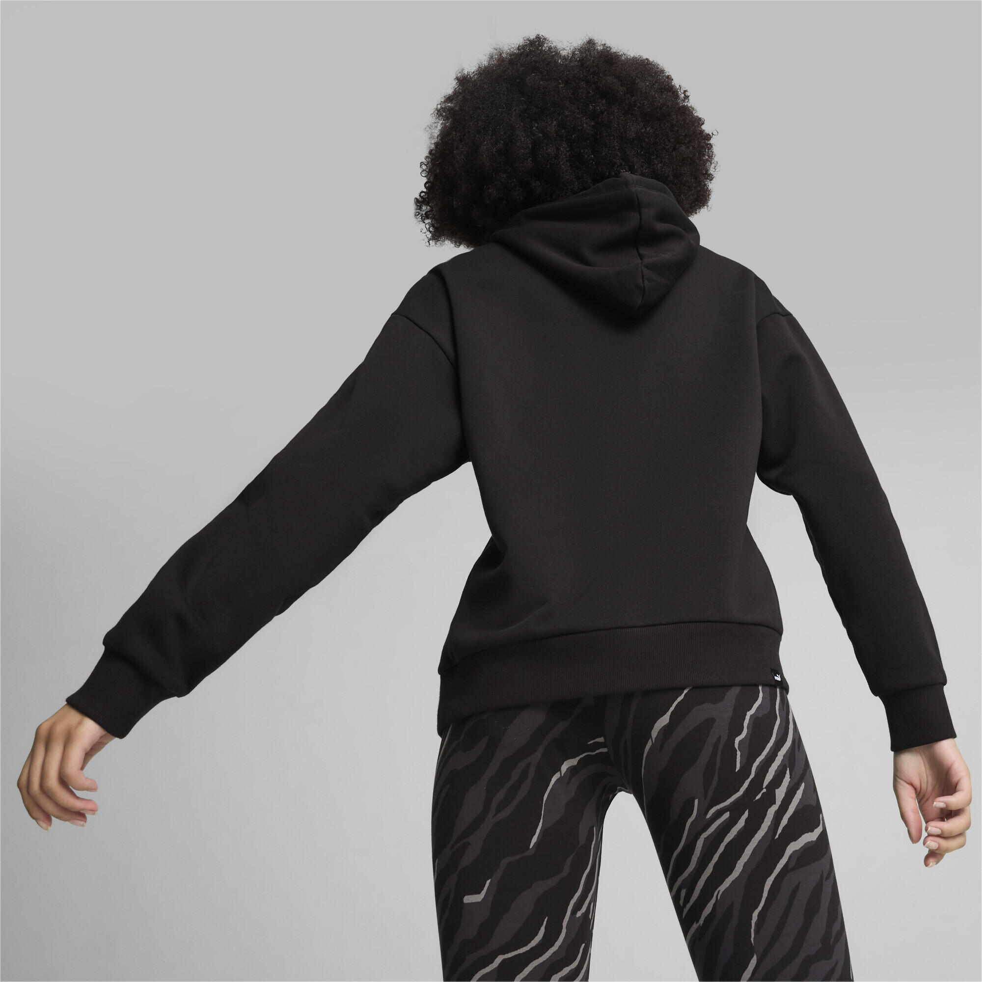 ESS+ ANIMAL Hoodie Damen PUMA Black 6/7