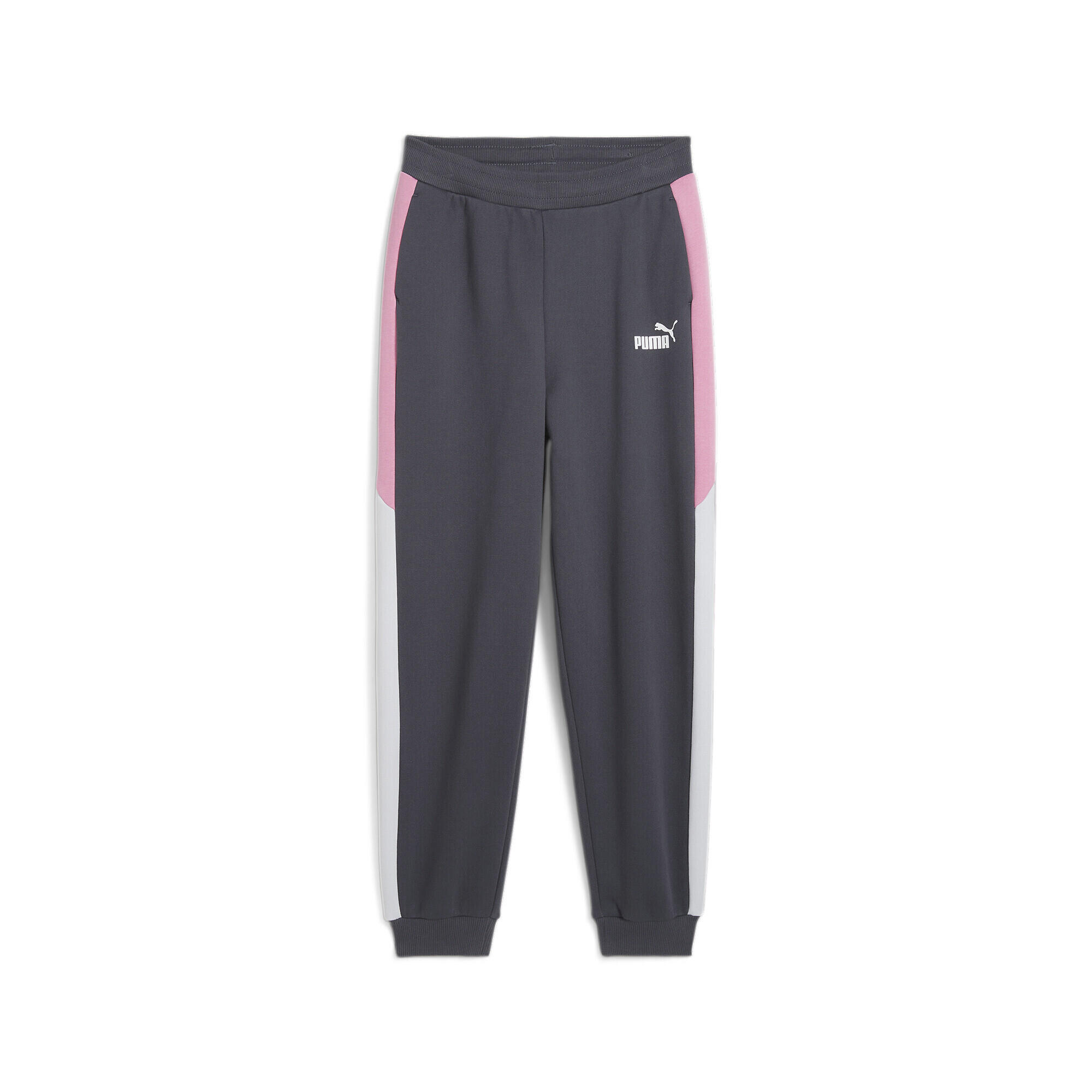 Młodzieżowe spodnie dresowe PUMA POWER PUMA Galactic Gray