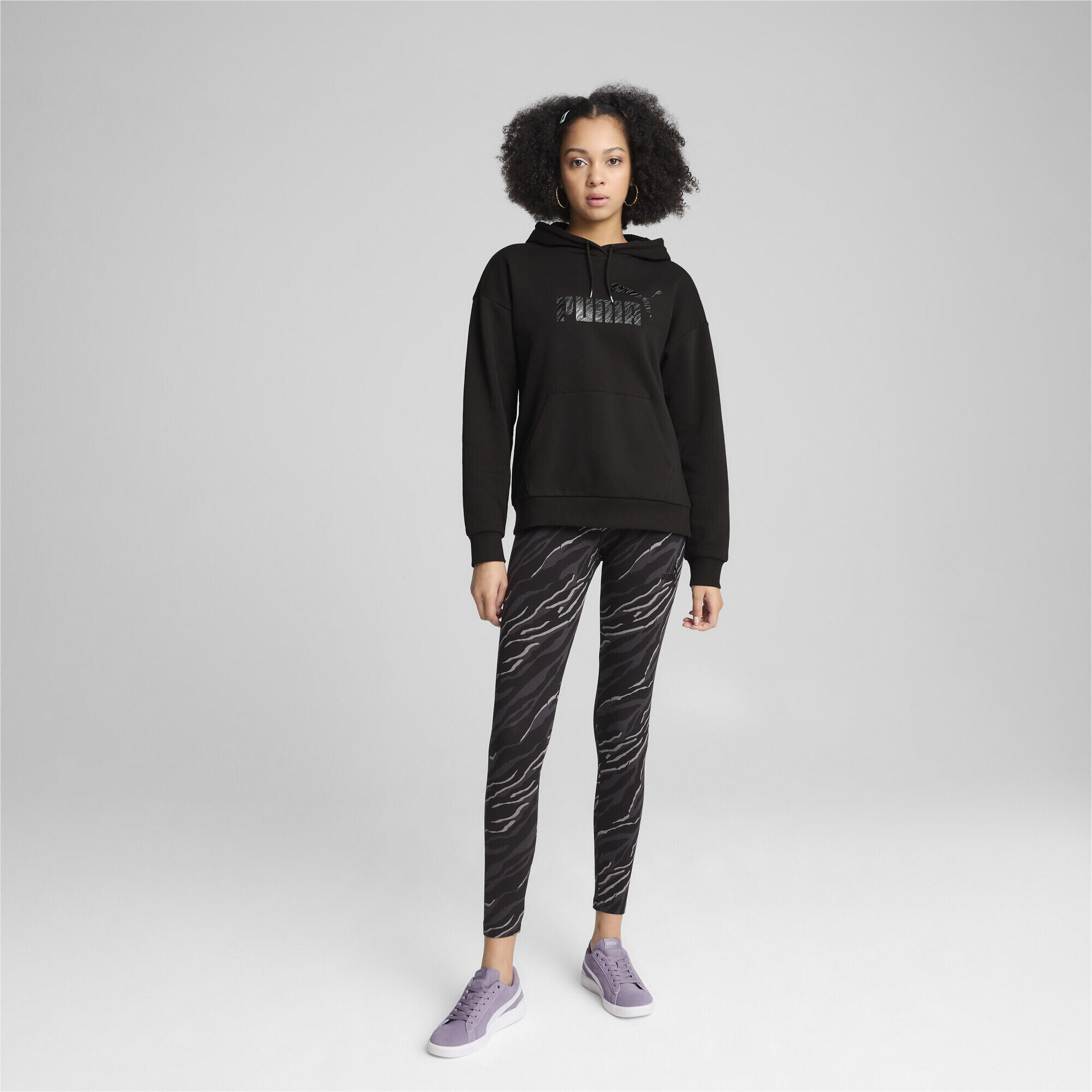 Hoodie ESS+ ANIMAL Femme PUMA Black 4/7
