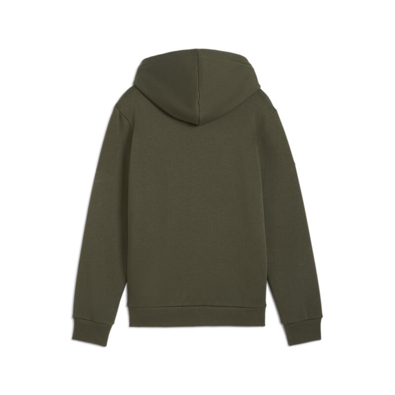 Sudadera con capucha Essentials+ Big Logo bicolor Niño PUMA Dark Olive Green