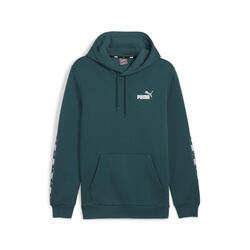 Hoodie Essentials+ Tape Homme PUMA Cold Green