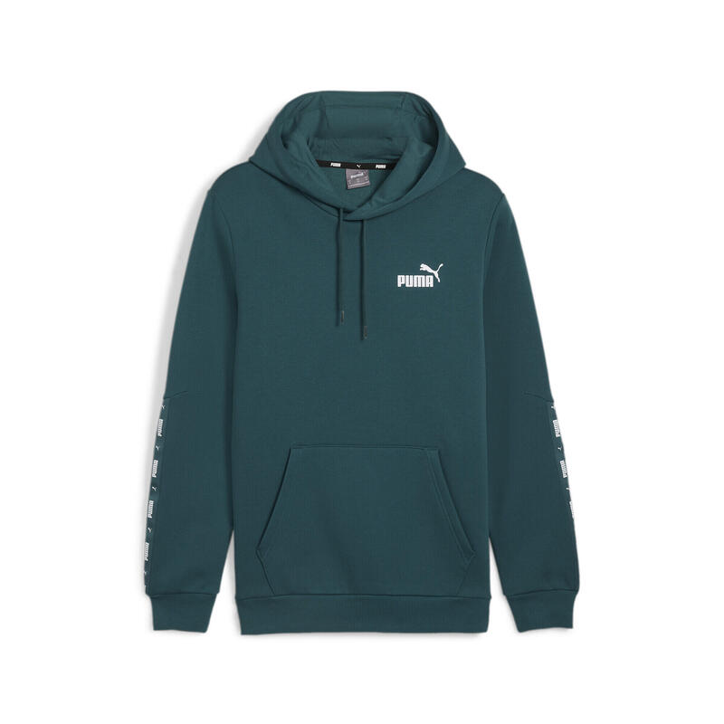 Sudadera con capucha Essentials+ Tape Hombre PUMA Cold Green