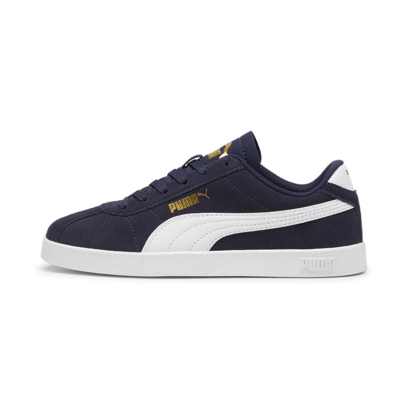 Baskets PUMA Club II Enfant et Adolescent PUMA Navy White Gold Blue