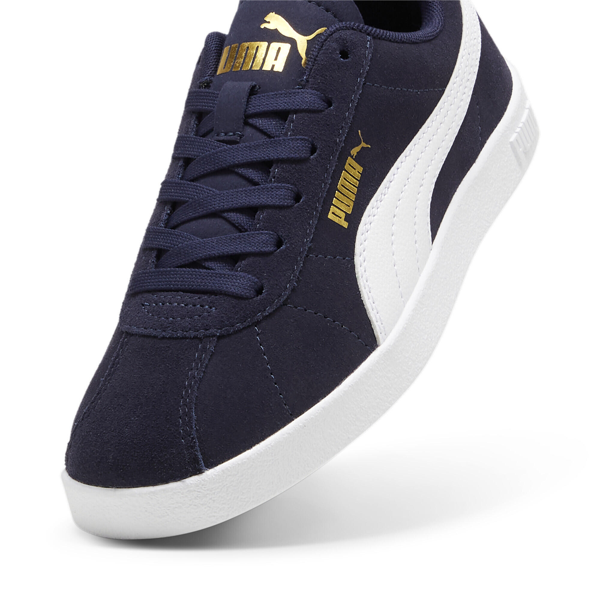 Zapatillas Niños PUMA Club II PUMA Navy White Gold Blue 6/7