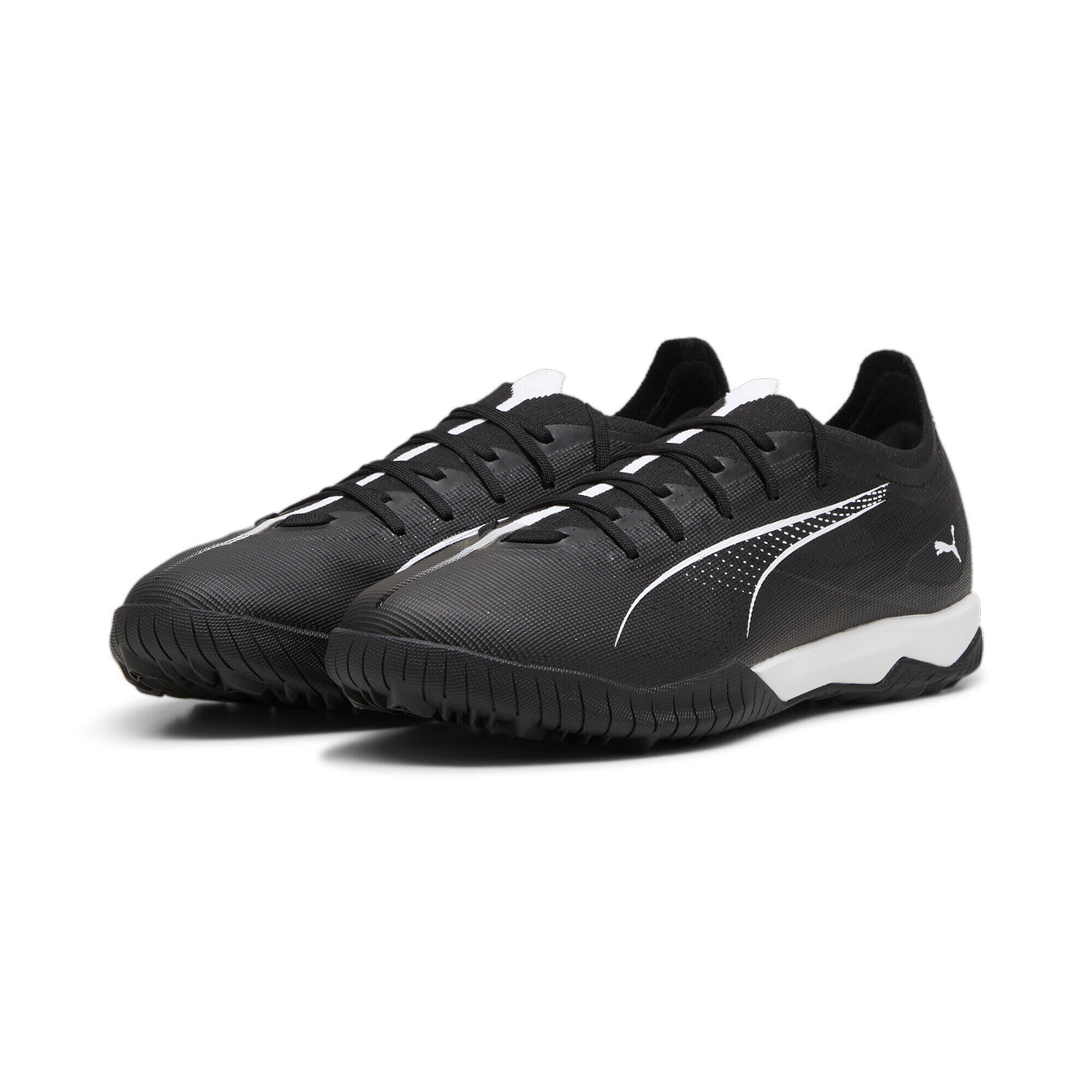 Puma - Chaussures De Football Ultra 5 Match Tt Unisexe Puma Black White - Chaussures De Football - Blanc|noir - Decathlon