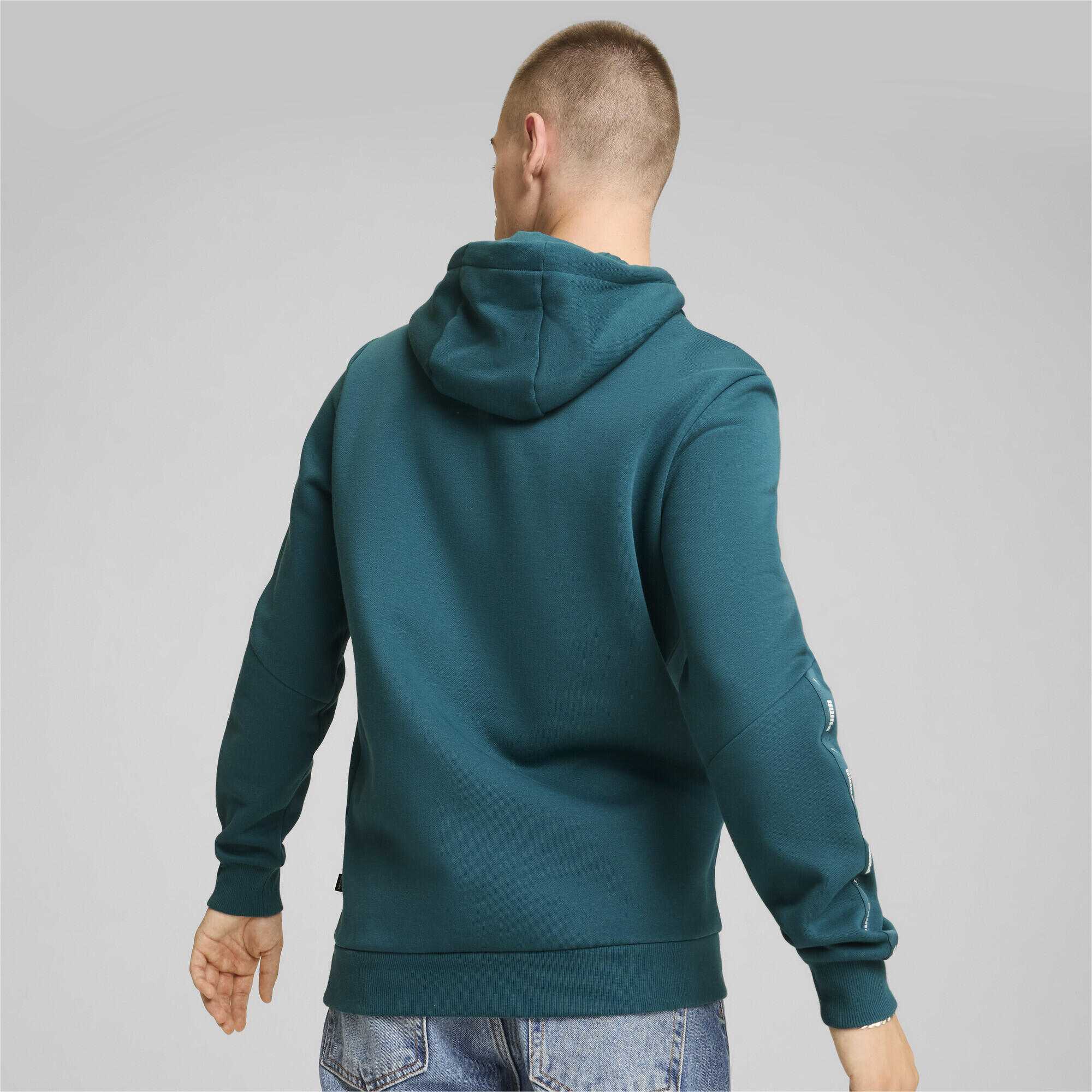 Sudadera con capucha Essentials+ Tape Hombre PUMA Cold Green 5/6