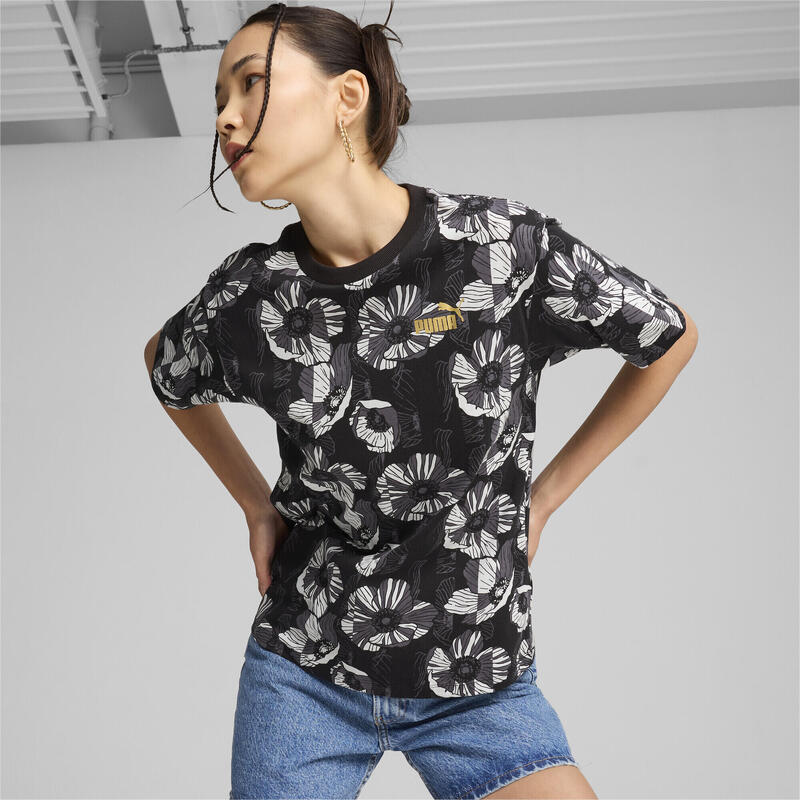 Camiseta estampada ESS+ CLASS ACT Mujer PUMA Black