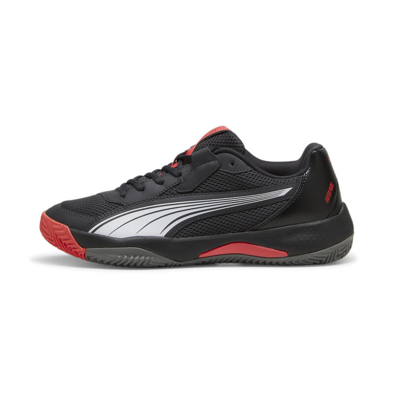 Zapatillas Puma Nova Court Gris Oscuro Negro Rojo -  - 43