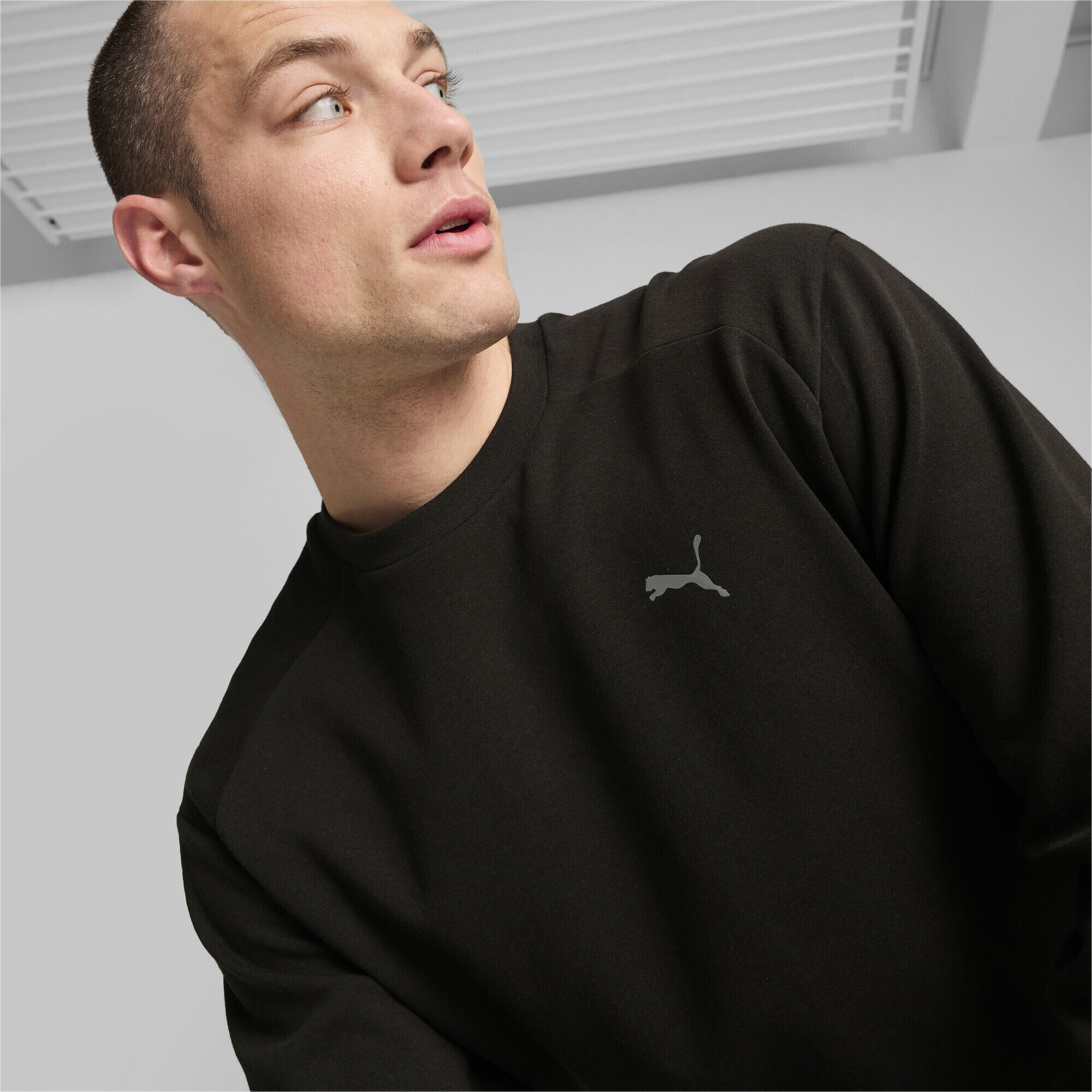 RAD/CAL top met ronde hals voor heren PUMA Black 6/7