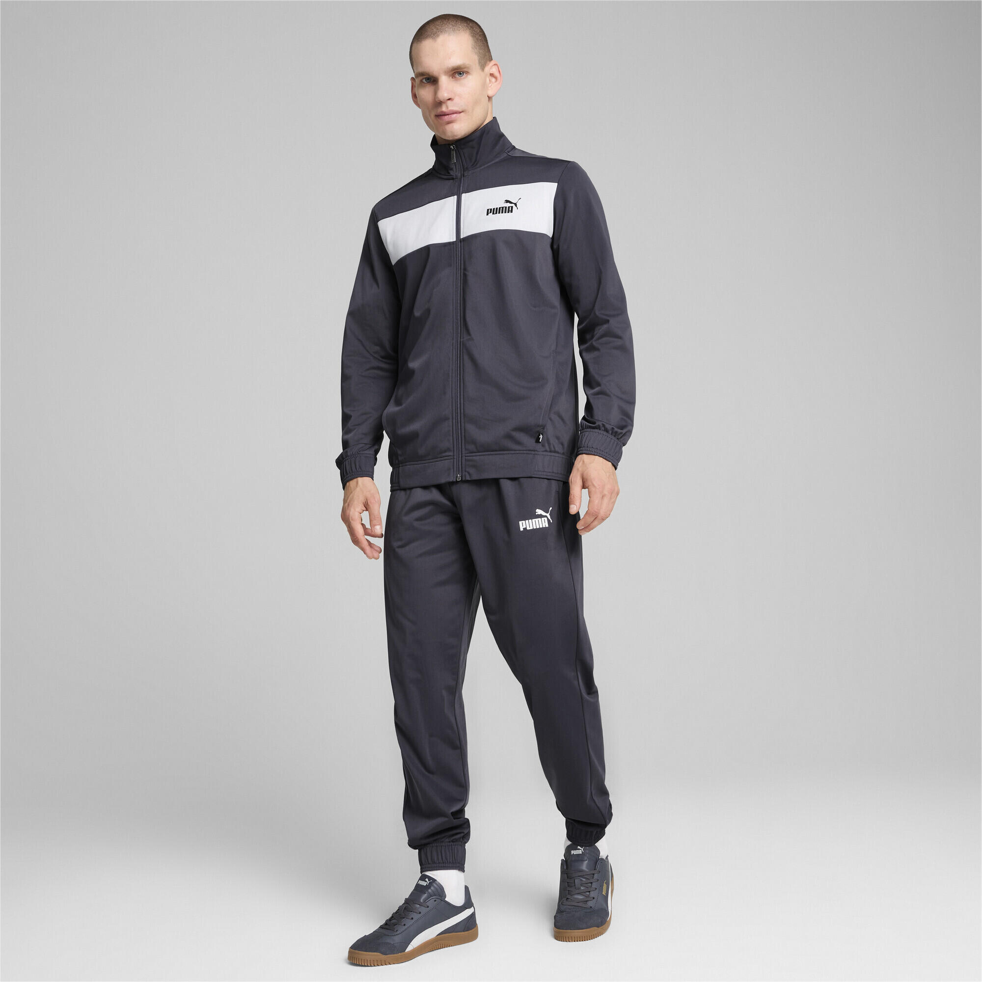 Pánská tepláková souprava Poly PUMA Galactic Gray 4/7