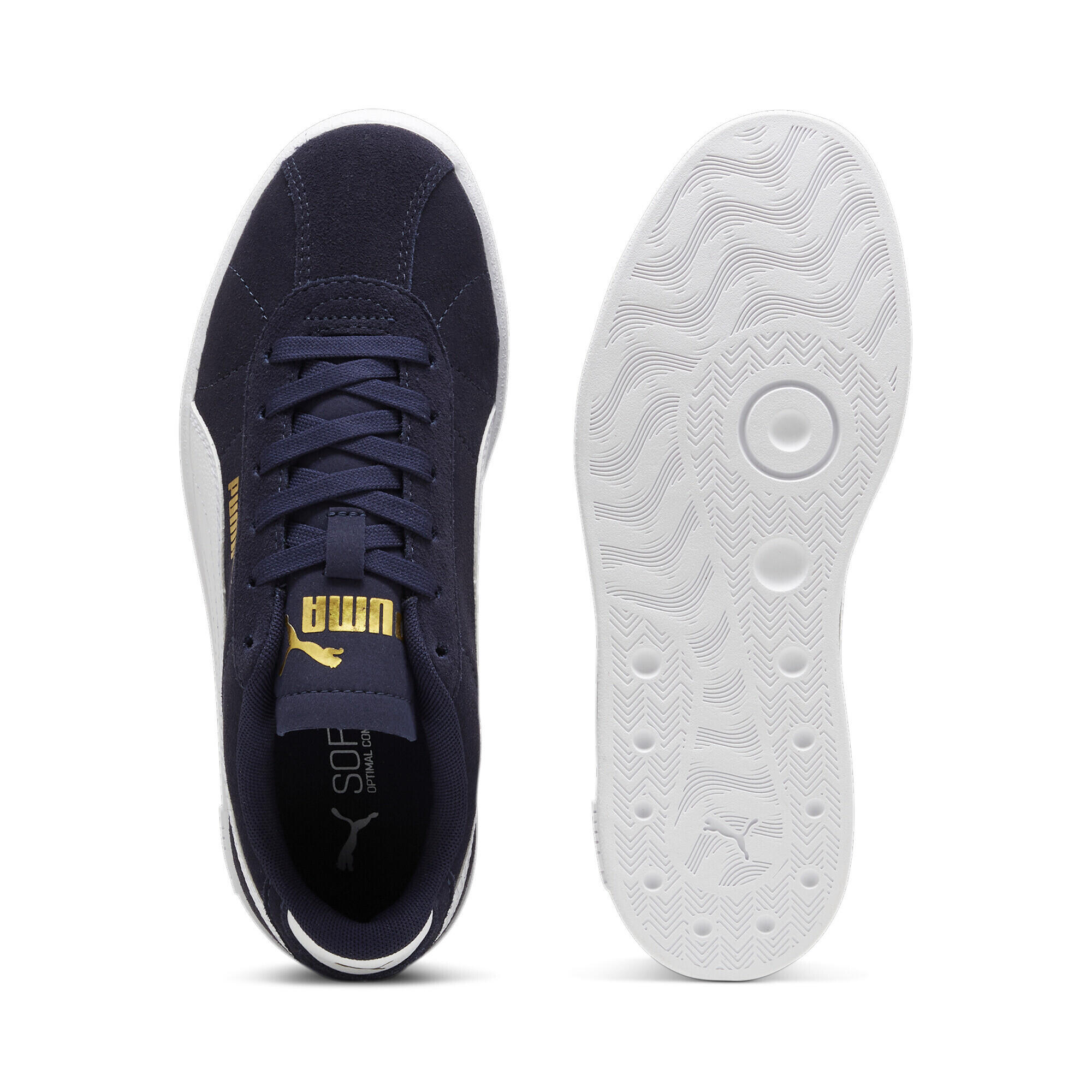 Zapatillas Niños PUMA Club II PUMA Navy White Gold Blue 4/7