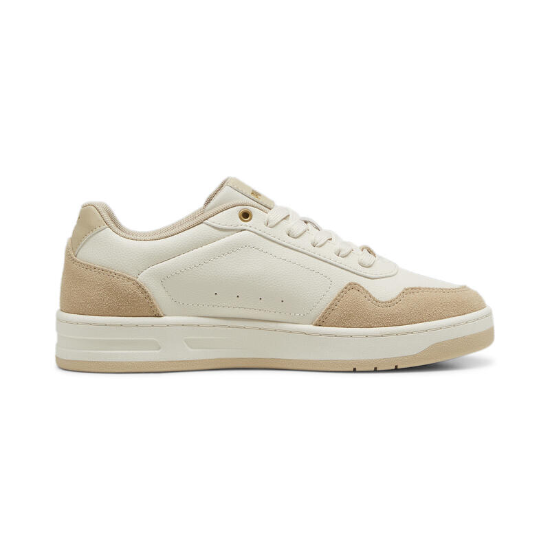 Zapatillas Court Classy Suede Mujer PUMA Alpine Snow Toasted Almond White Beige