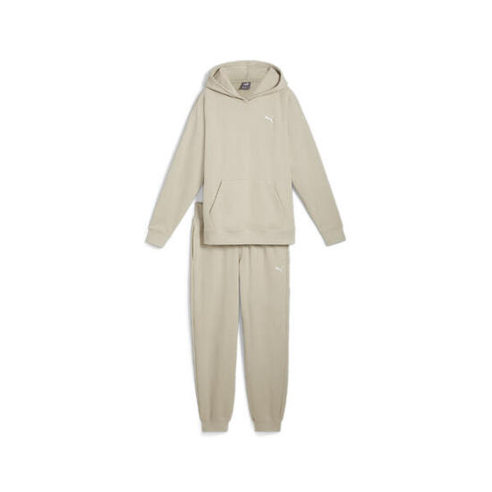 Tuta loungewear da donna PUMA Desert Dust Beige