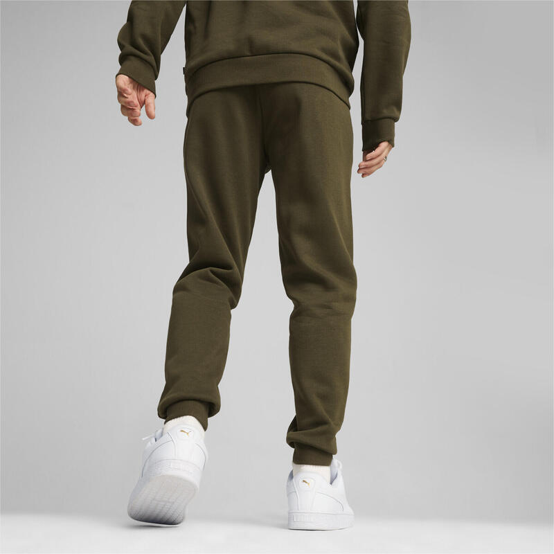 Pantaloni da tuta Essentials con logo da uomo PUMA Dark Olive Green