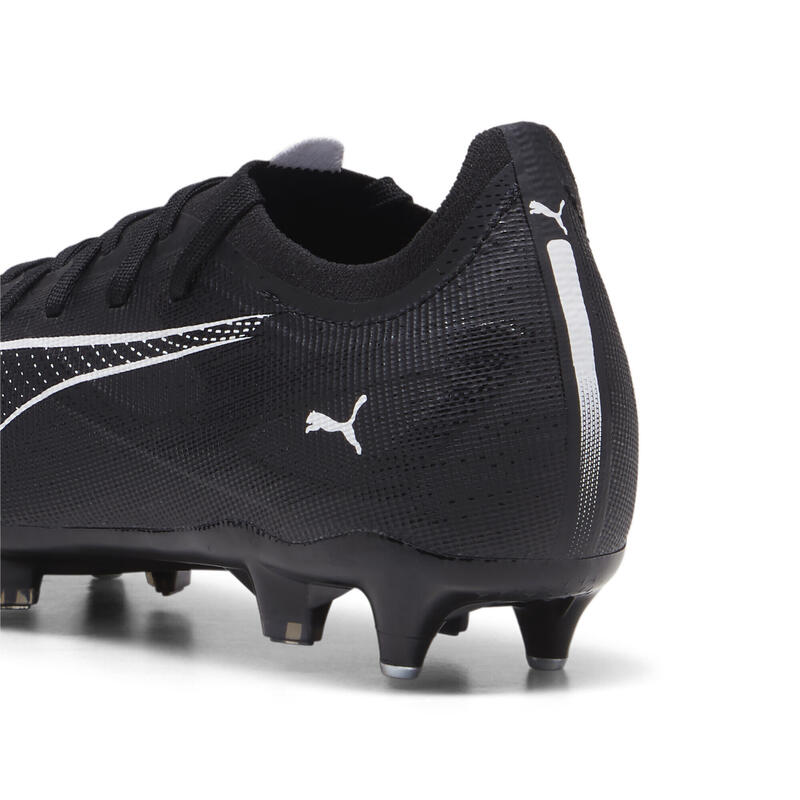 Ghete de fotbal ULTRA 5 MATCH MxSG pentru adulți PUMA Black White