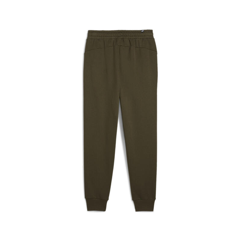 Pantaloni da tuta Essentials con logo da uomo PUMA Dark Olive Green