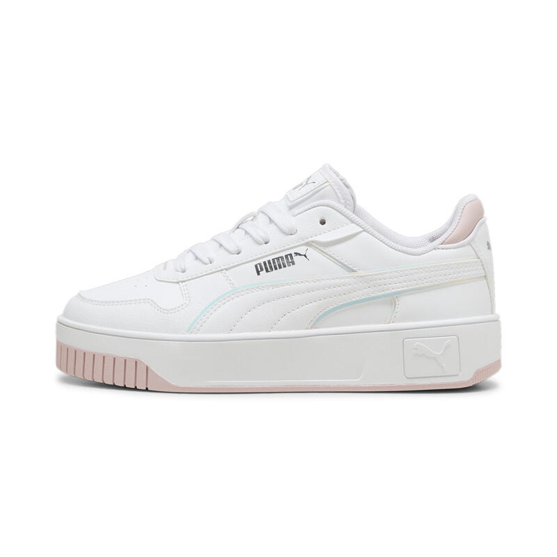 Baskets Carina Street Holo 2.0 Enfant et Adolescent PUMA White Mauve Mist Pink