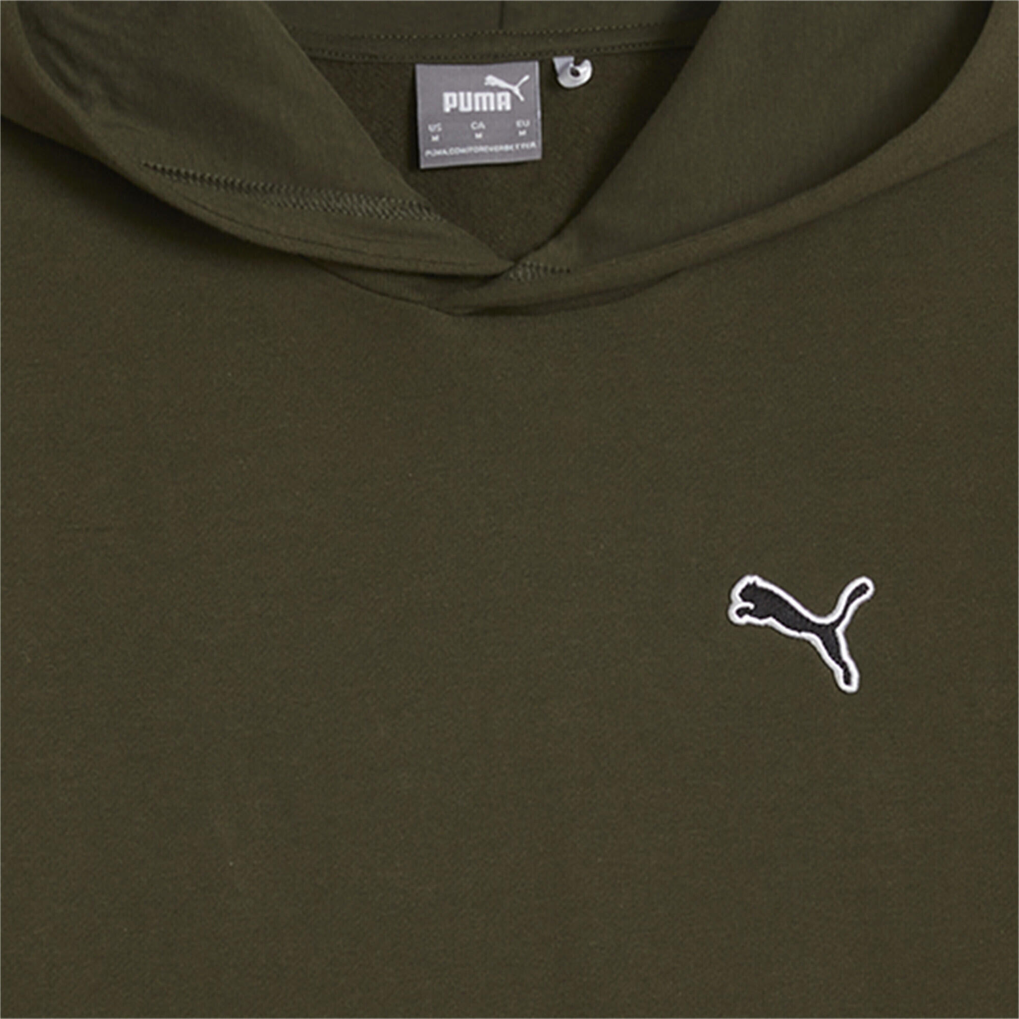 Felpa con cappuccio Better Essentials da uomo PUMA Dark Olive Green 3/3
