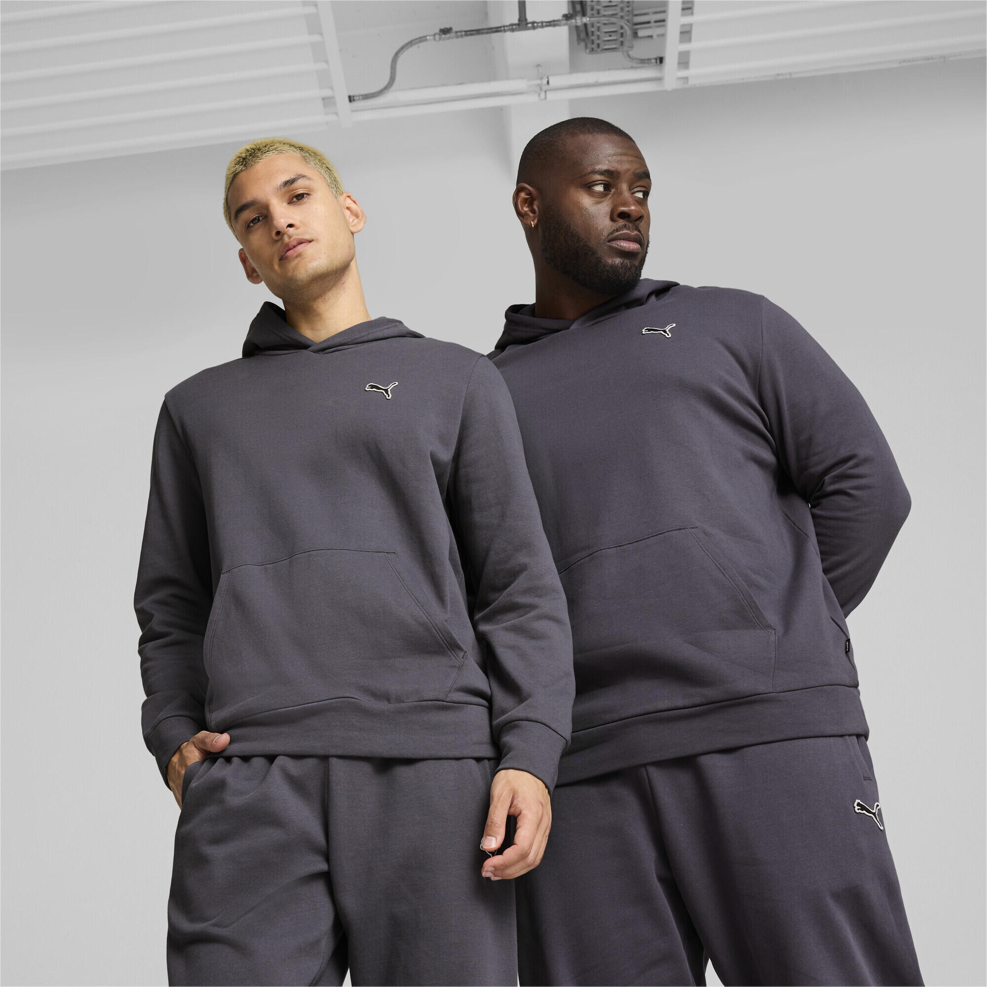 Hoodie Better Essentials Homme PUMA Galactic Gray 3/7