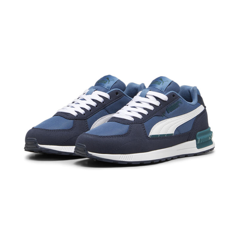 Zapatillas Niños Graviton PUMA Blue Horizon White Club Navy Cold Green