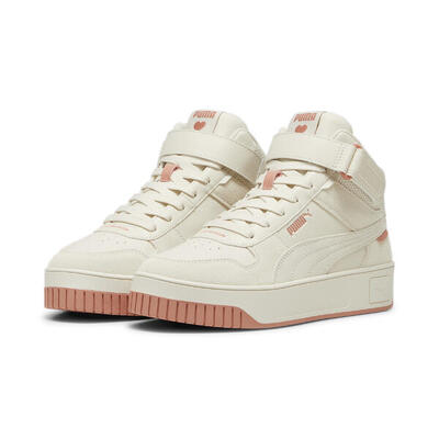 Carina street mid coquette sneakers voor dames puma alpine snow white