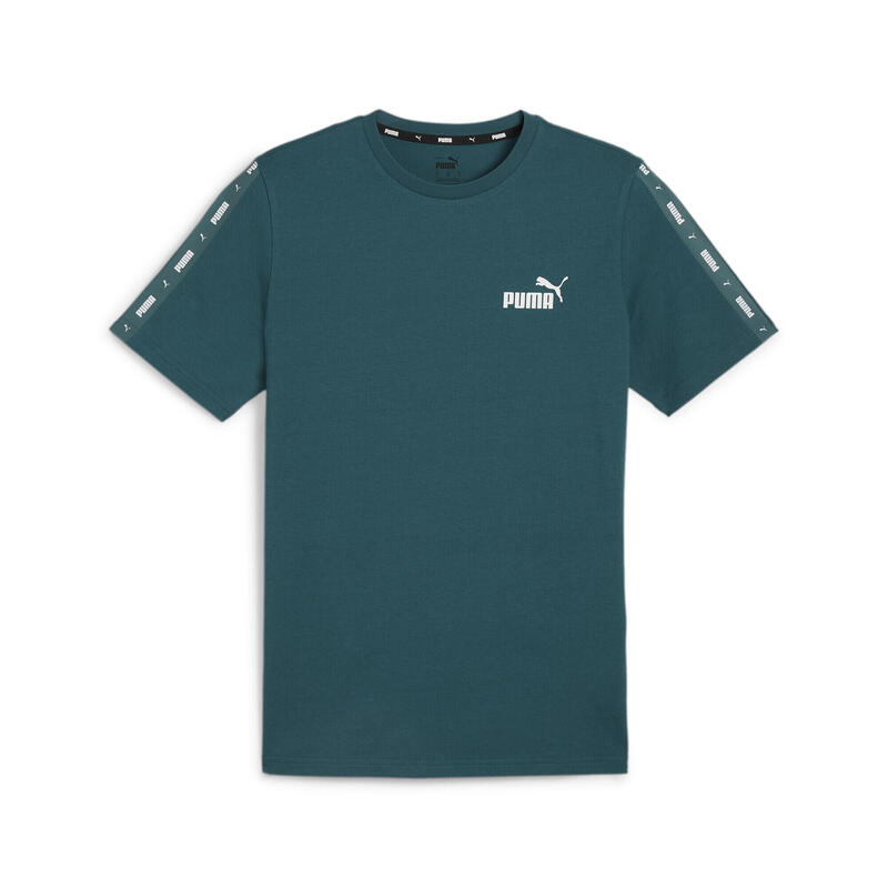 Camiseta Essentials+ Tape Hombre PUMA Cold Green