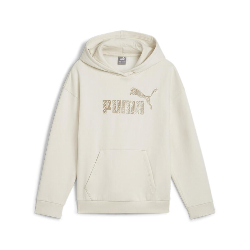 Hoodie ESS+ ANIMAL Enfant et Adolescent PUMA Alpine Snow White