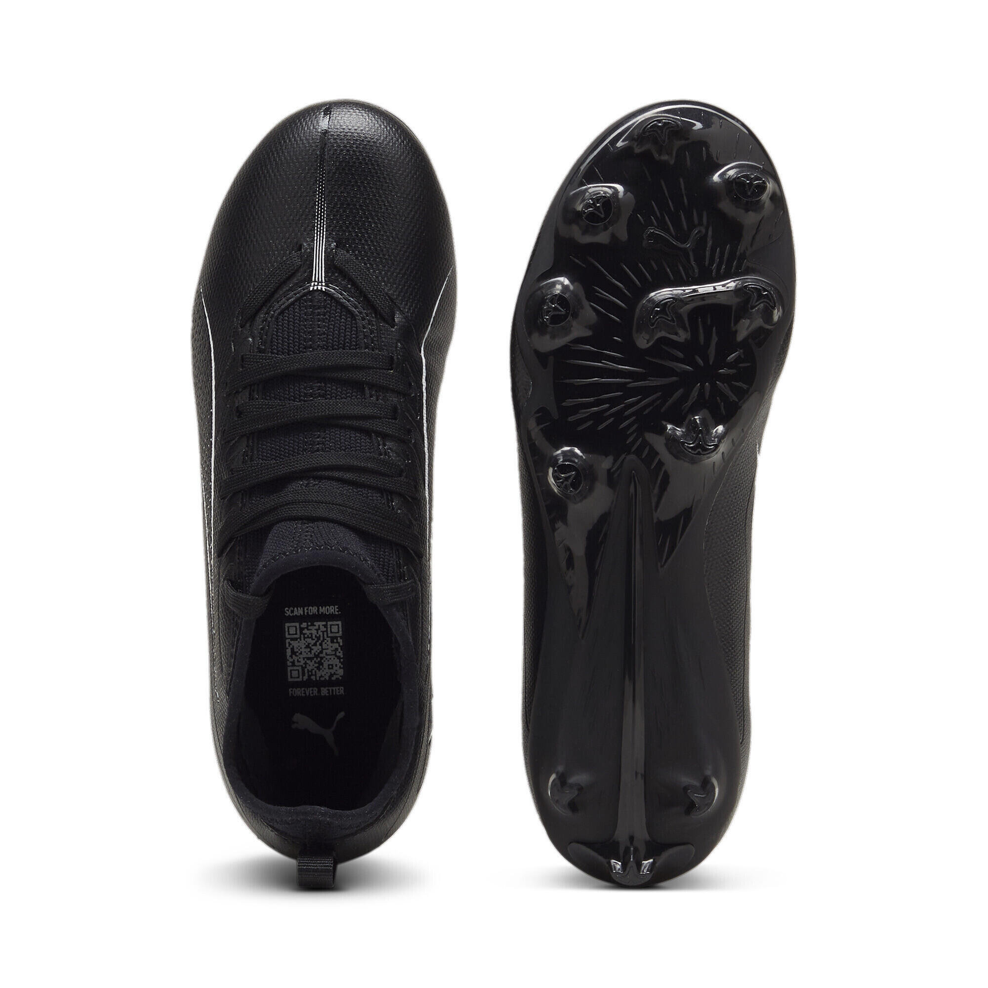 Scarpe da calcio ULTRA 5 MATCH FG/AG per ragazzi PUMA Black White 4/7