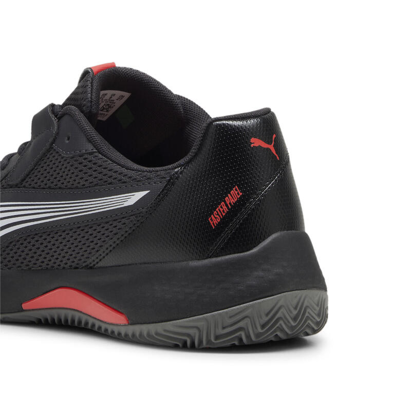 Zapatillas Puma Nova Court Gris Oscuro Negro Rojo -  - 44