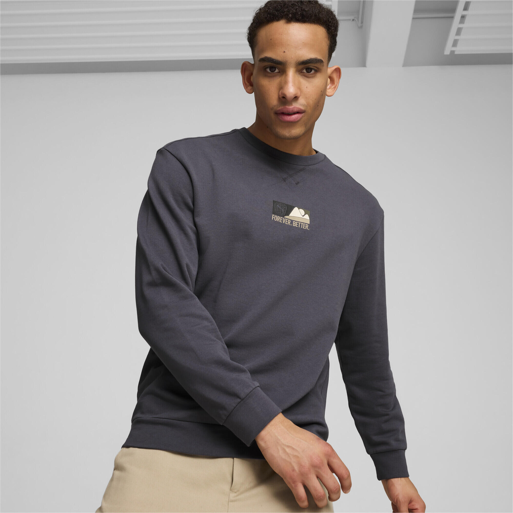 BETTER SPORTSWEAR Crew Men PUMA Galactic Gray 3/7