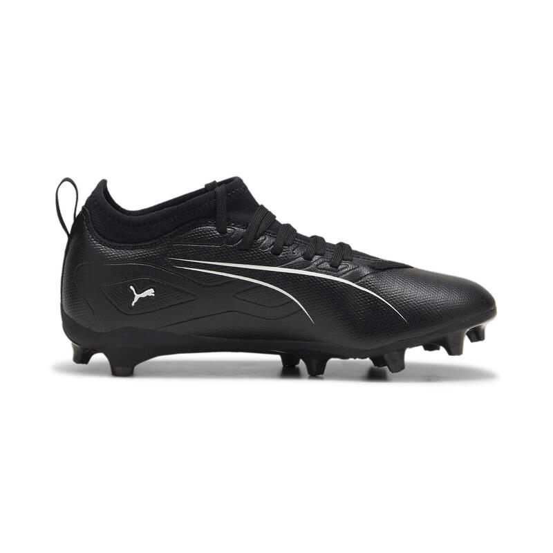 Ghete de fotbal ULTRA 5 MATCH FG/AG Tineret PUMA Black White