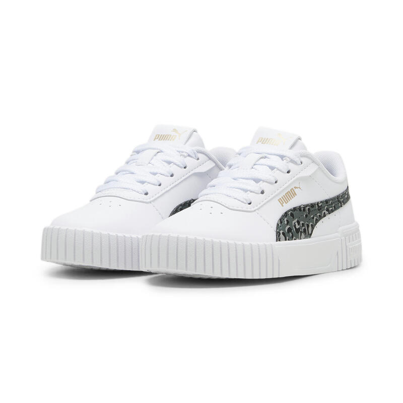 Zapatillas Carina 2.0 Animal Update Niñas PUMA White Mineral Gray Gold