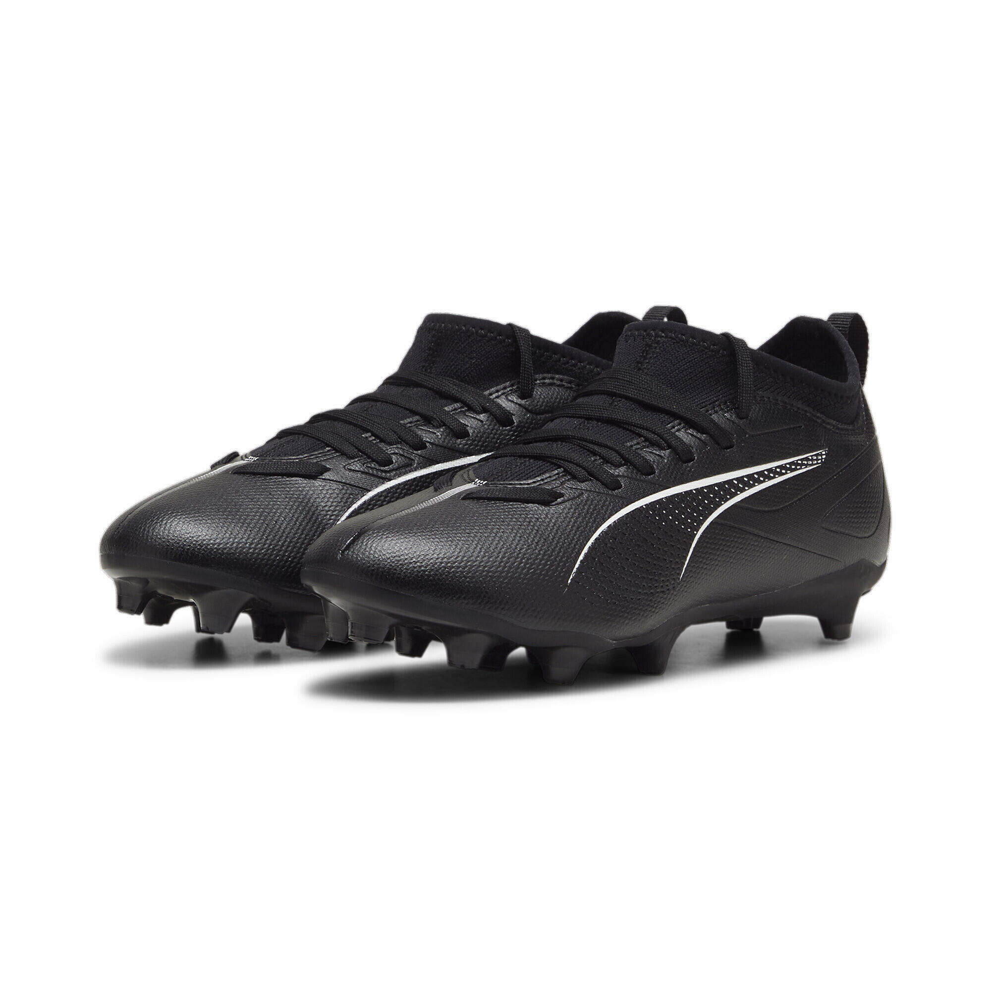 PUMA Kopačky ULTRA 5 MATCH FG/AG pro mládež PUMA Black White