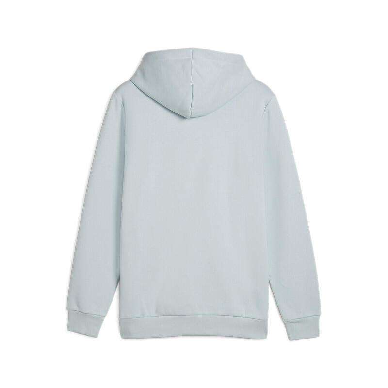 Essentials+ hoodie met tweekleurig, klein logo voor heren PUMA Frosted Dew Blue