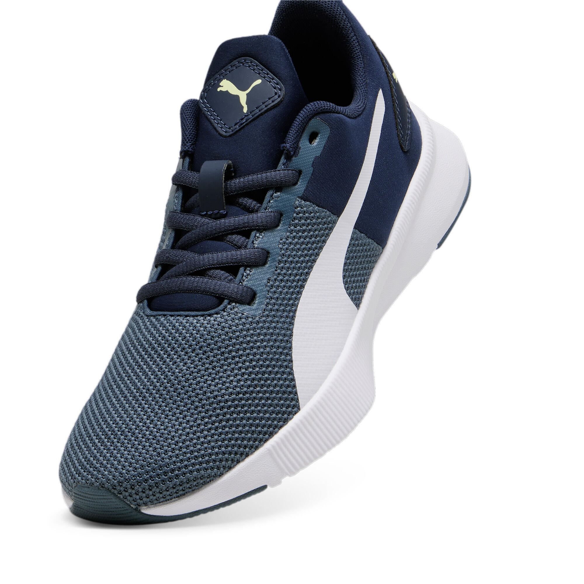 Zapatillas Niño Flyer Runner PUMA Club Navy Gray Skies White Blue 7/7