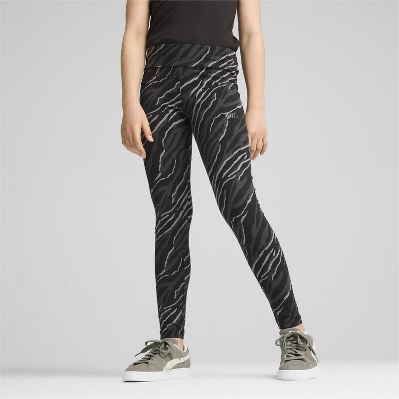 ESS+ ANIMAL legging voor jongeren PUMA Black