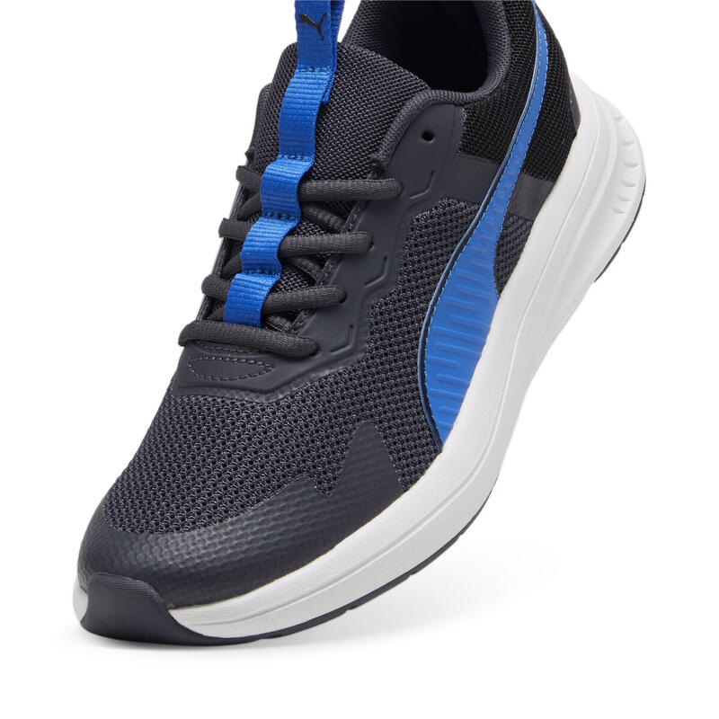 Evolve Run Mesh Sneakers Youth PUMA Galactic Gray Hyperlink Blue Black