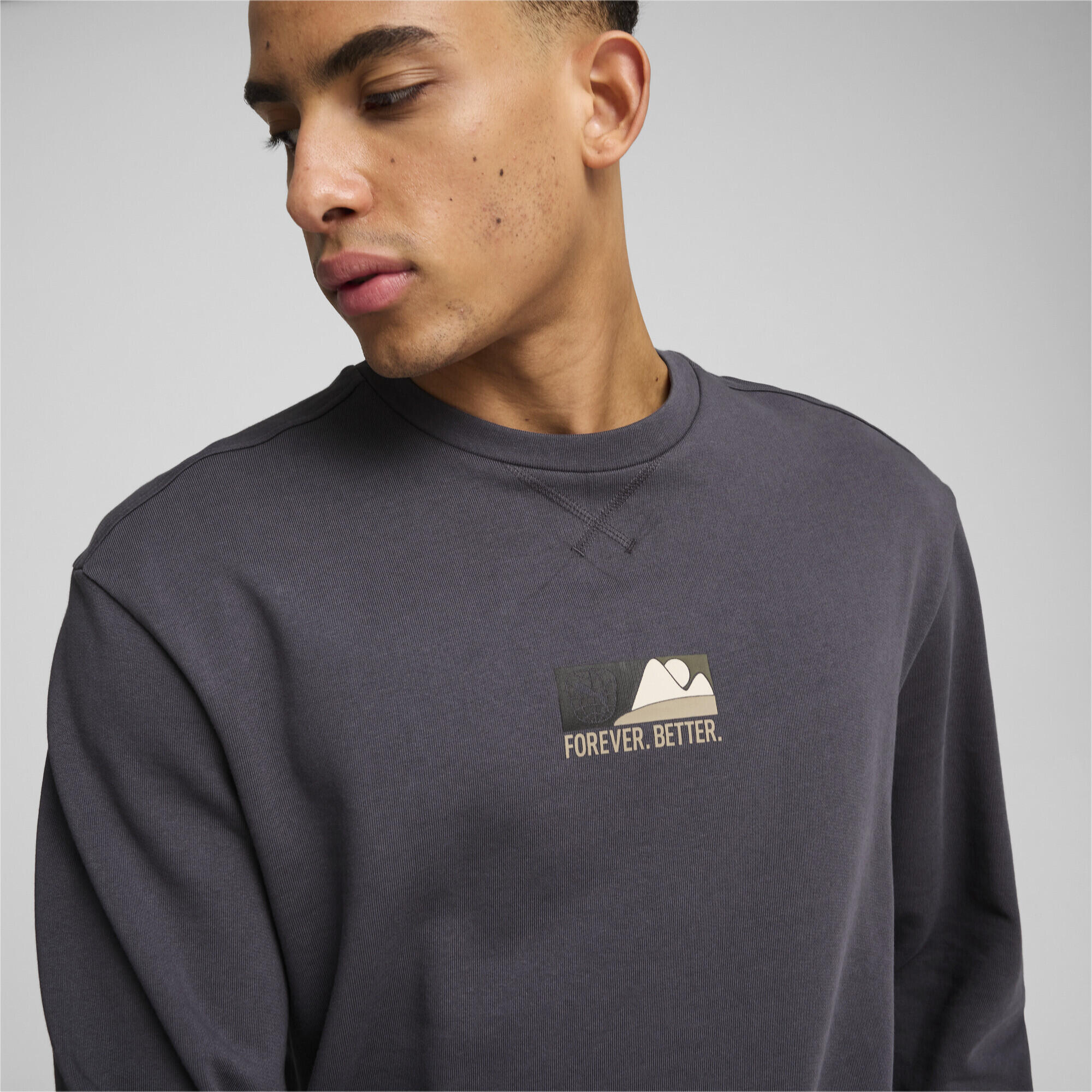 BETTER SPORTSWEAR Crew Men PUMA Galactic Gray 4/7