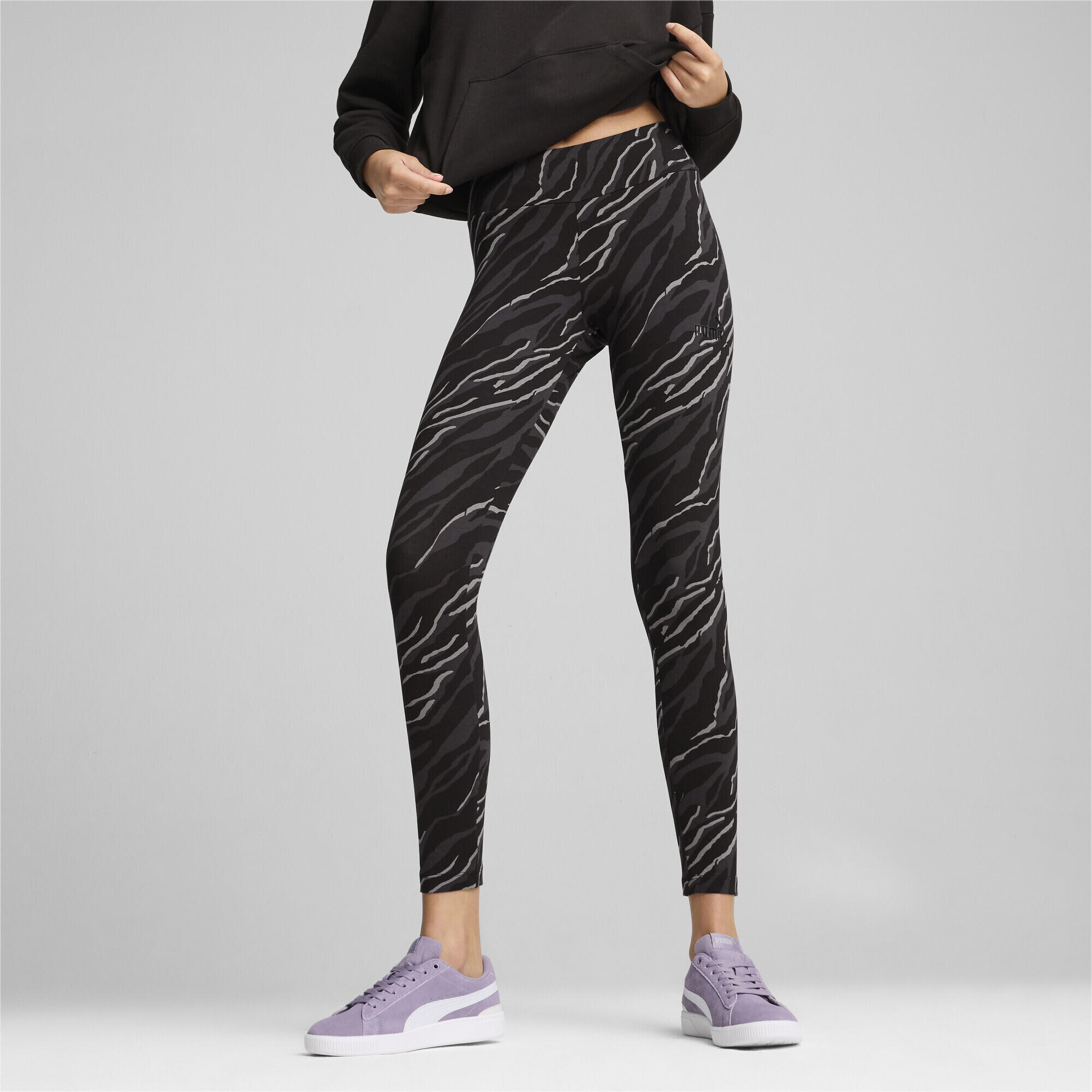 Leggings con grafica ESS+ ANIMAL da donna PUMA Black 4/7