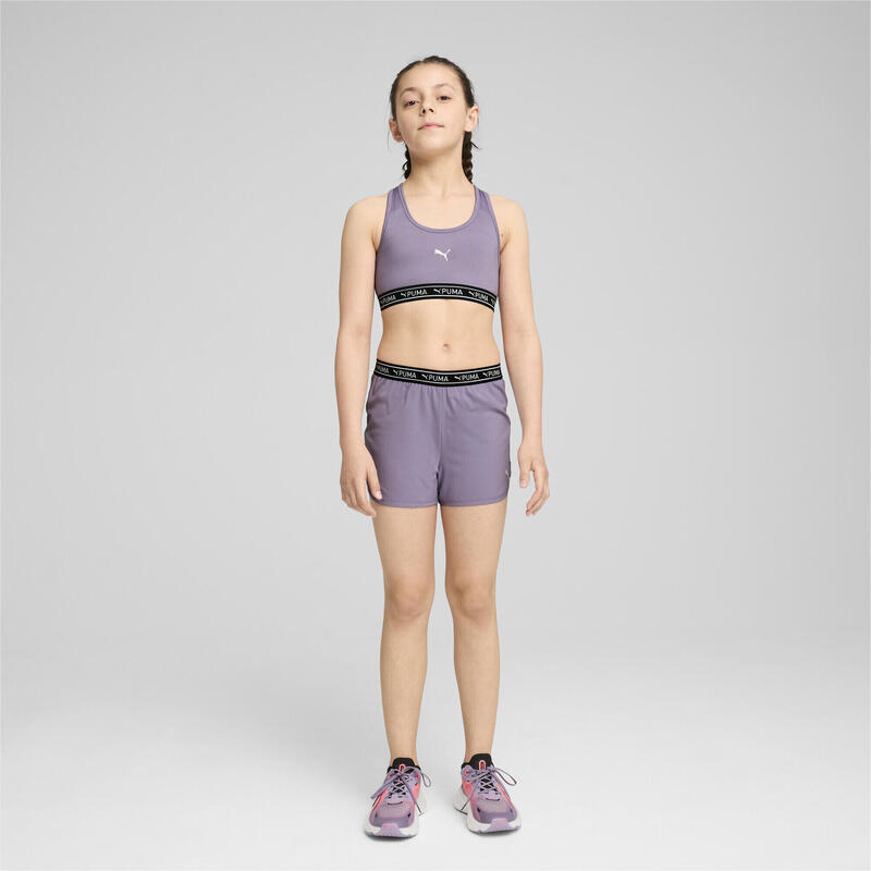 Reggiseno PUMA STRONG per ragazze PUMA Pale Plum Purple