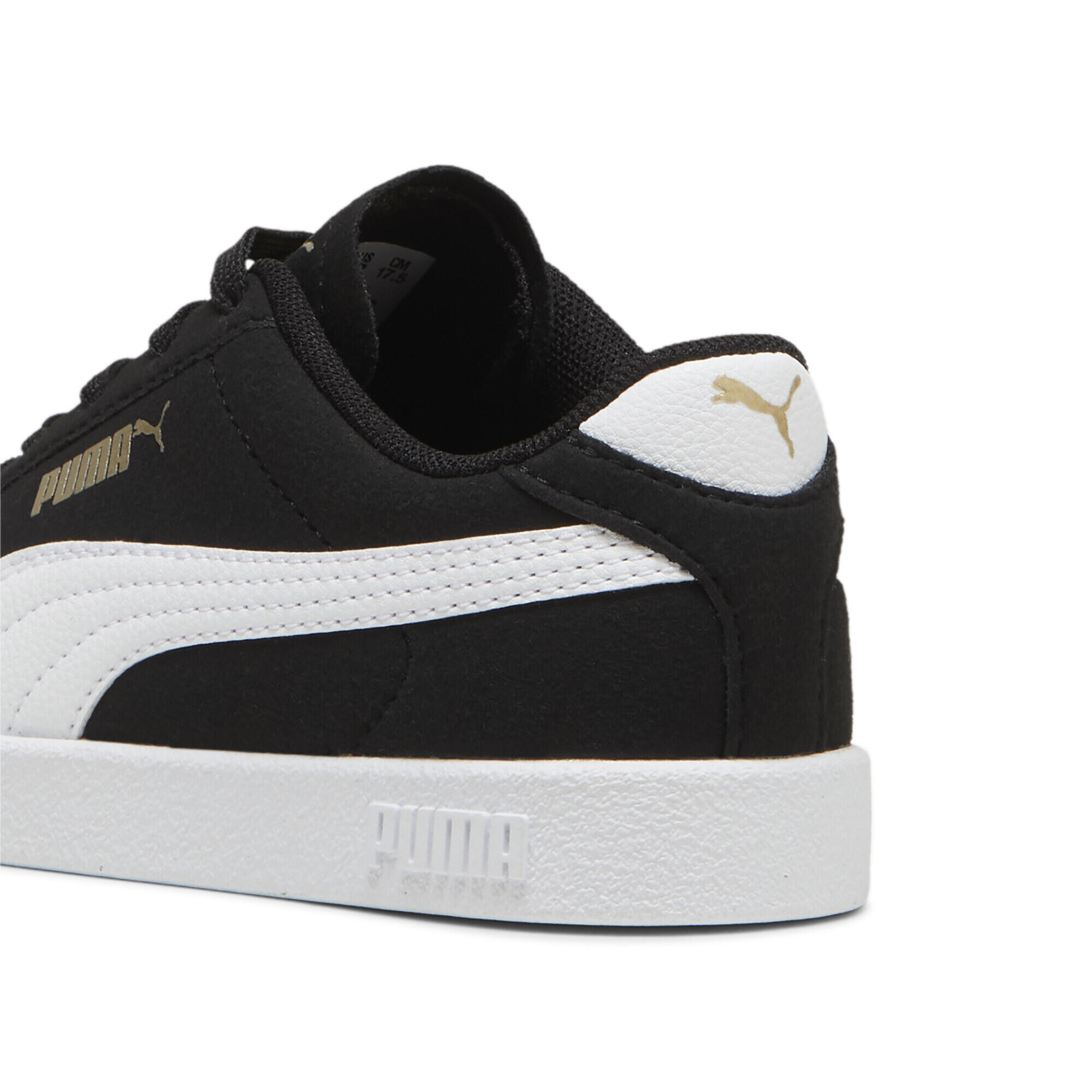 Sapatilhas PUMA Club II Crianças PUMA Black White Gold 4/7